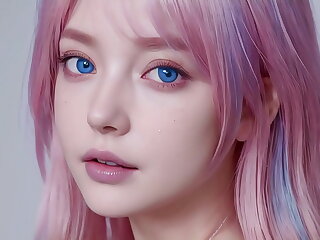 Pink Hair Waifu Model Want Her Enormous ASS To Be Fucked POV - Uncensored Hentai Joi&comma; With Auto Sounds&comma; AI &lbrack;PROMO VIDEO&rsqb;