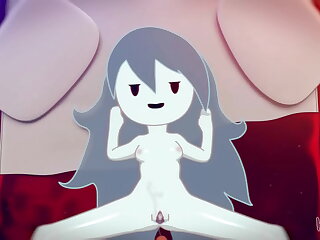 spooky gets hammer away fleshy thingy